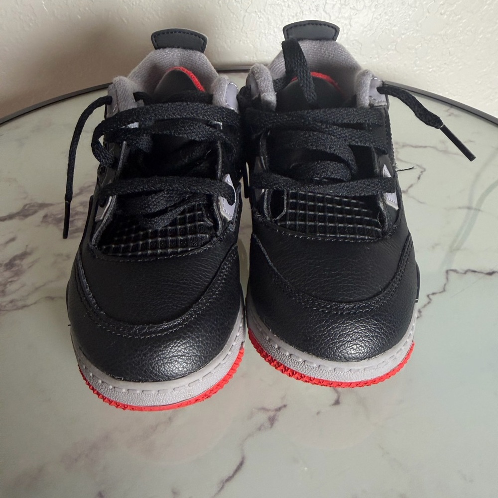 Air Jordan 4 Retro TD 'Bred Reimagined' - Picture 2 of 6